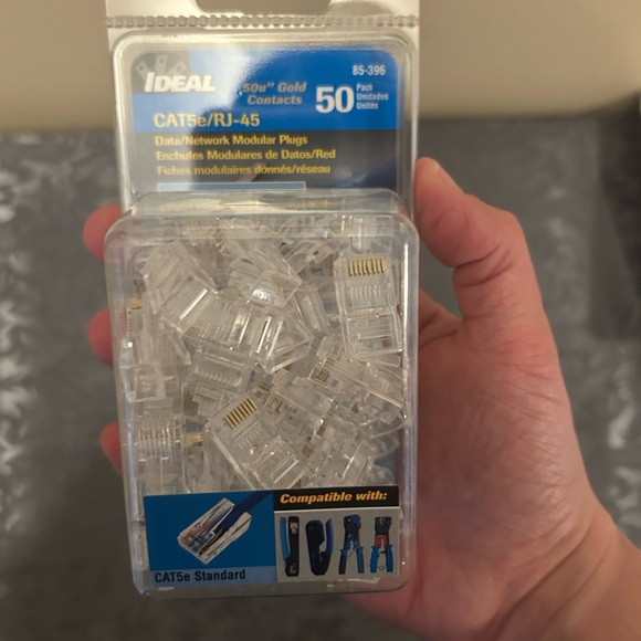 Ideal CAT5e/RJ-45 Network Module Plug - Clear - Picture 8 of 8